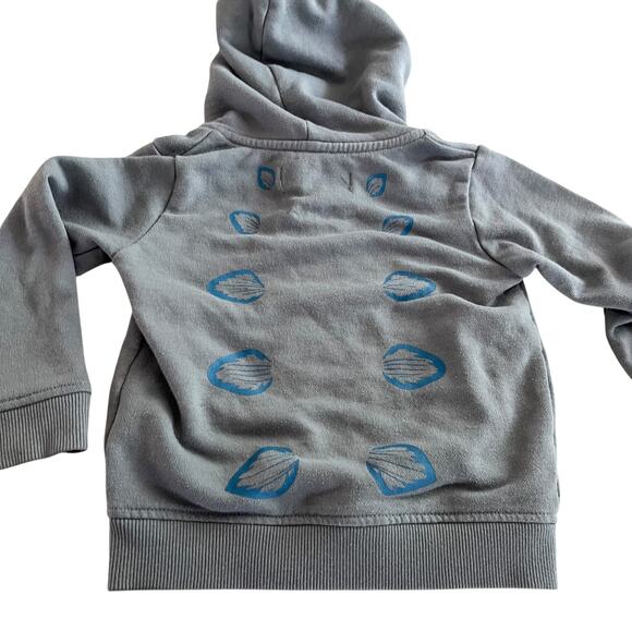 Sovereign Code Boys Gray Monster Face Zip Sweatshirt Hoodie size  2T - Picture 5 of 6